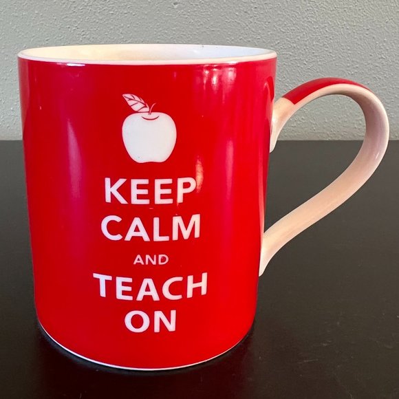 KEEP CALM AND TEACH ON Mug ~ Back-to-School Teacher Appreciation Gift - Picture 1 of 6